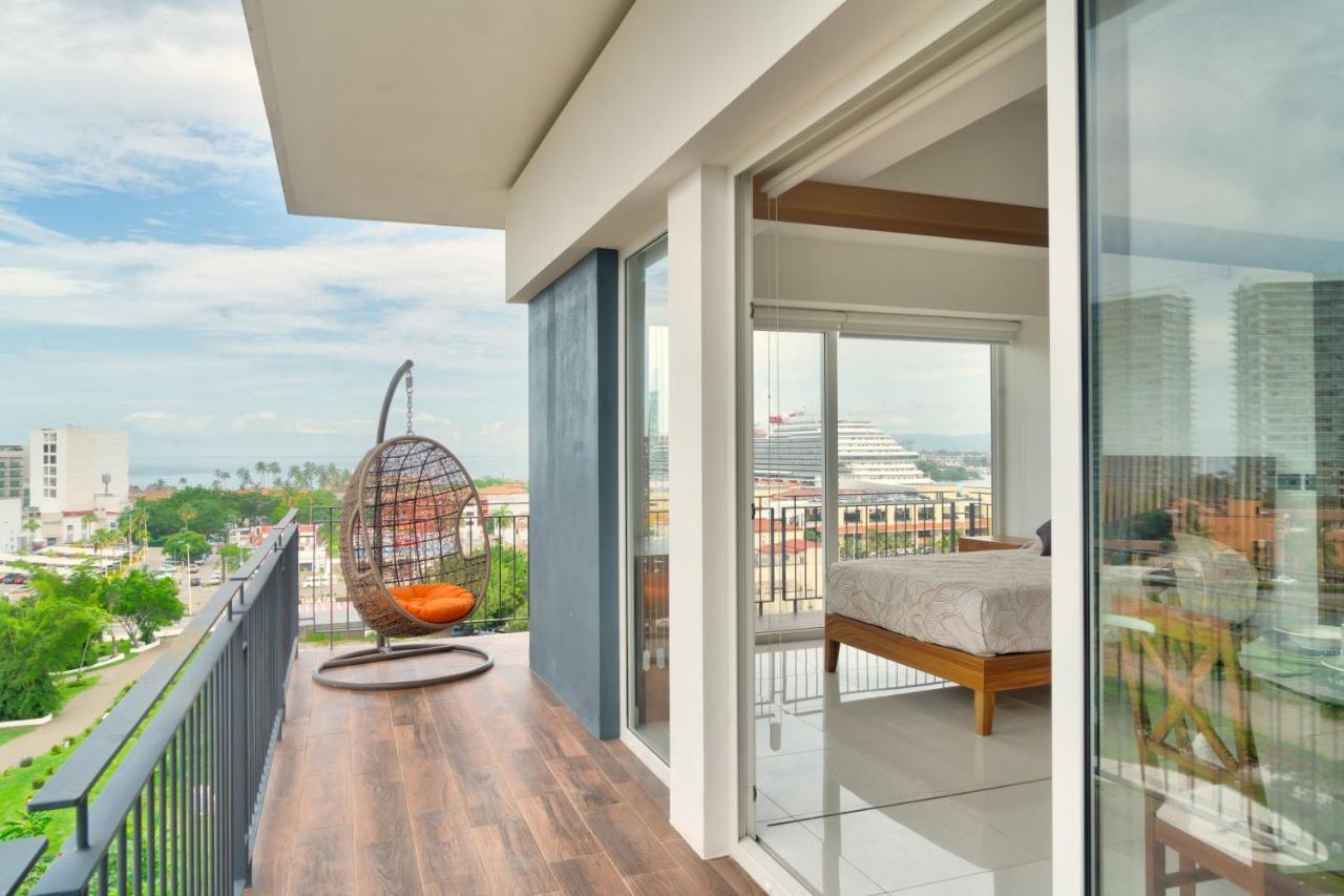¡Hermoso Condo con espectacular vista a la bahia!! Puerto Vallarta Exterior foto